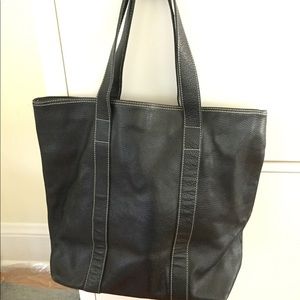 Banana Republic-Leather tote